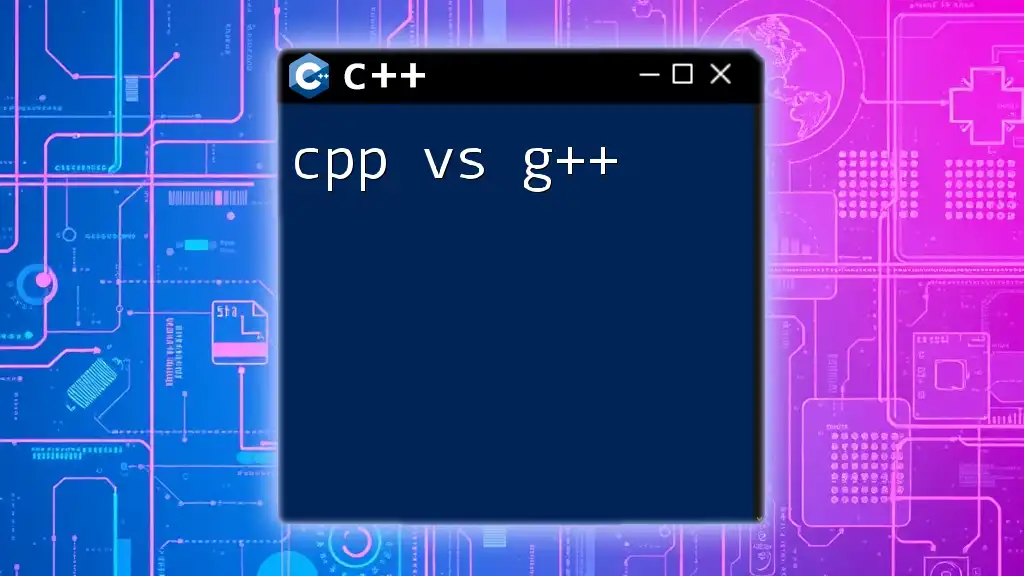 CPP vs G++: Understanding the Key Differences