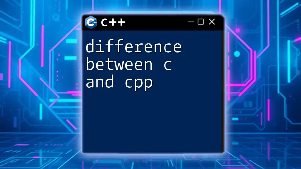 Difference Between C and C++ Explained Simply