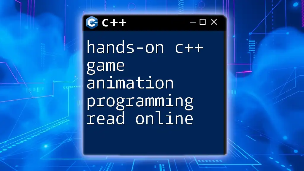 Hands-On C++ Game Animation Programming Read Online