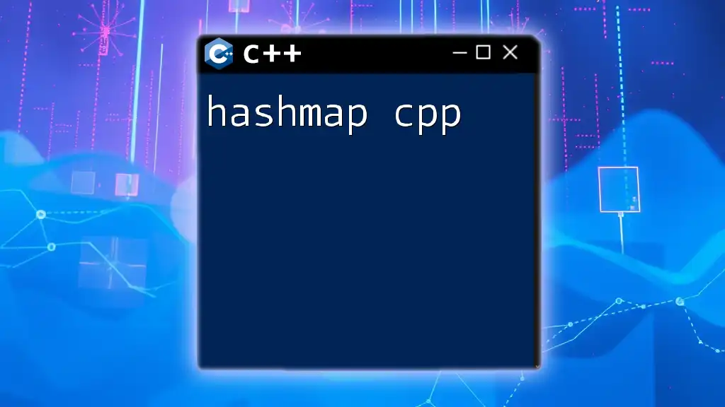 Mastering Hashmap CPP: Quick Guide to Efficient Mapping