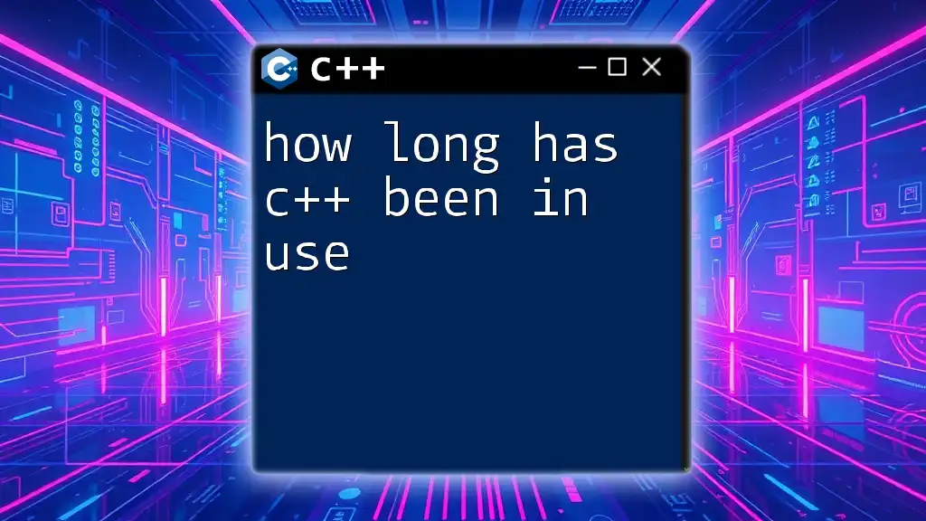 How Long Has C++ Been in Use? A Brief Exploration