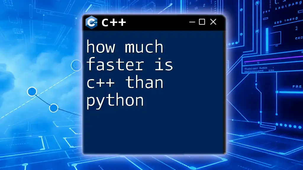 How Much Faster Is C++ Than Python?