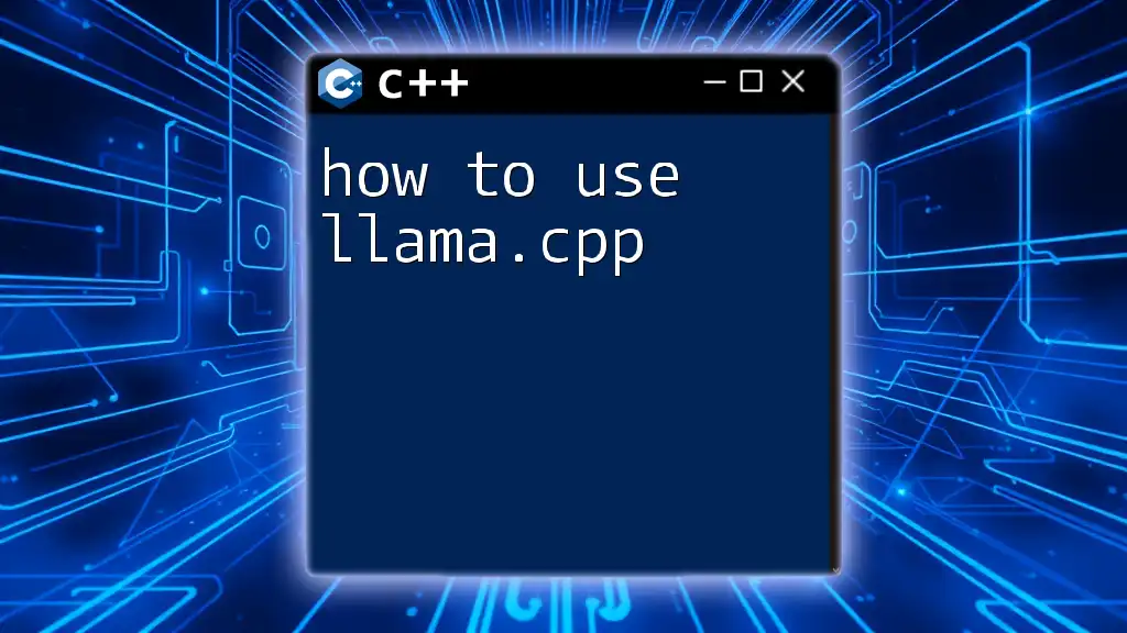 How to Use Llama.cpp for Fast and Fun Coding Tips