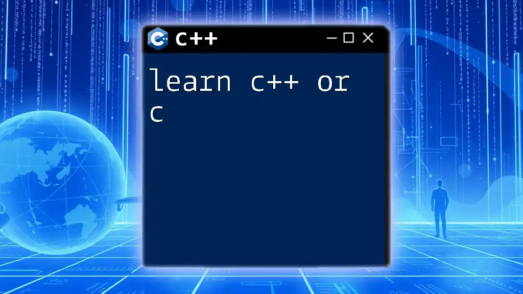 Master C++ Quickly: Your Guide to Learning C++