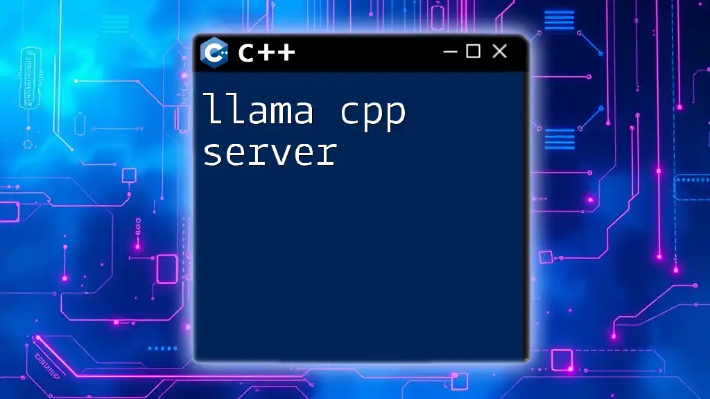 Llama C++ Server: A Quick Start Guide