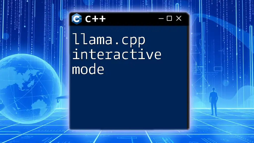 Mastering Llama.cpp Interactive Mode: A Quick Guide