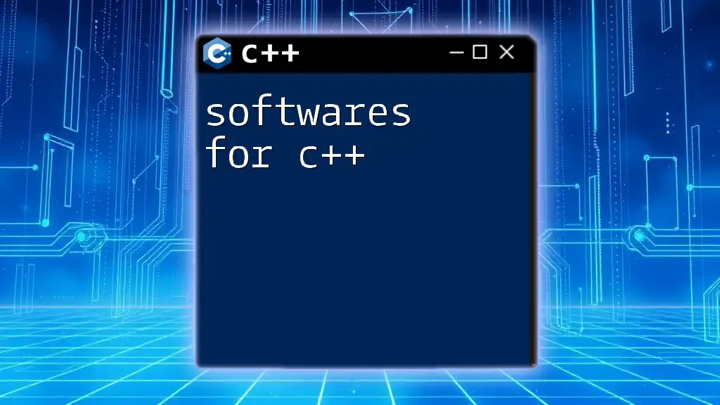 Top Softwares for C++: Boost Your Coding Skills