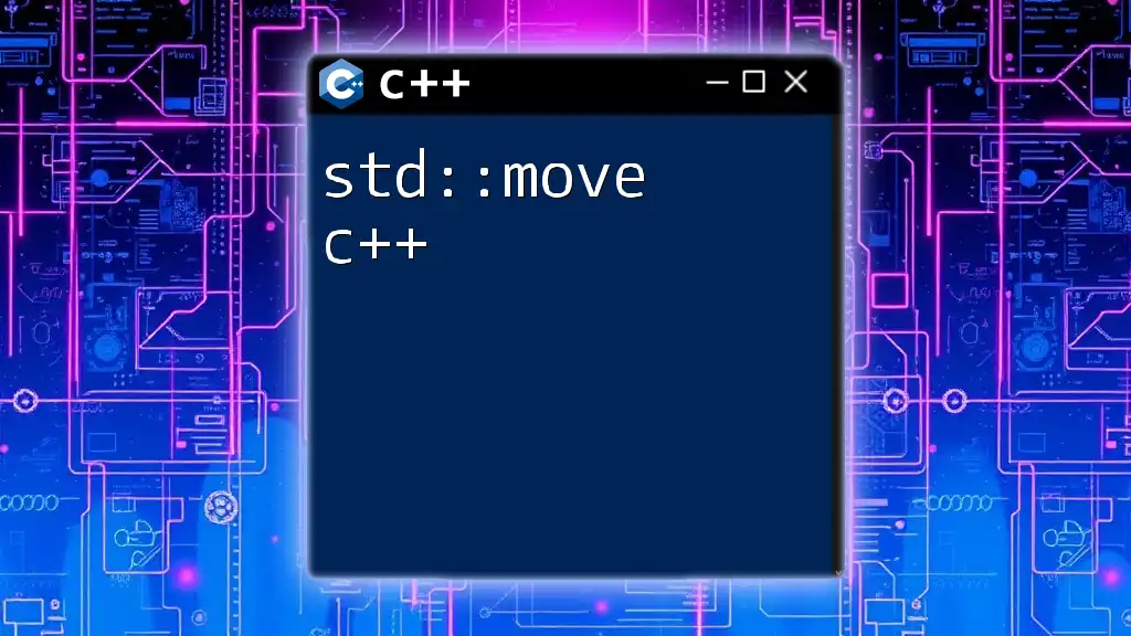 Understanding std::move in C++: A Simple Guide