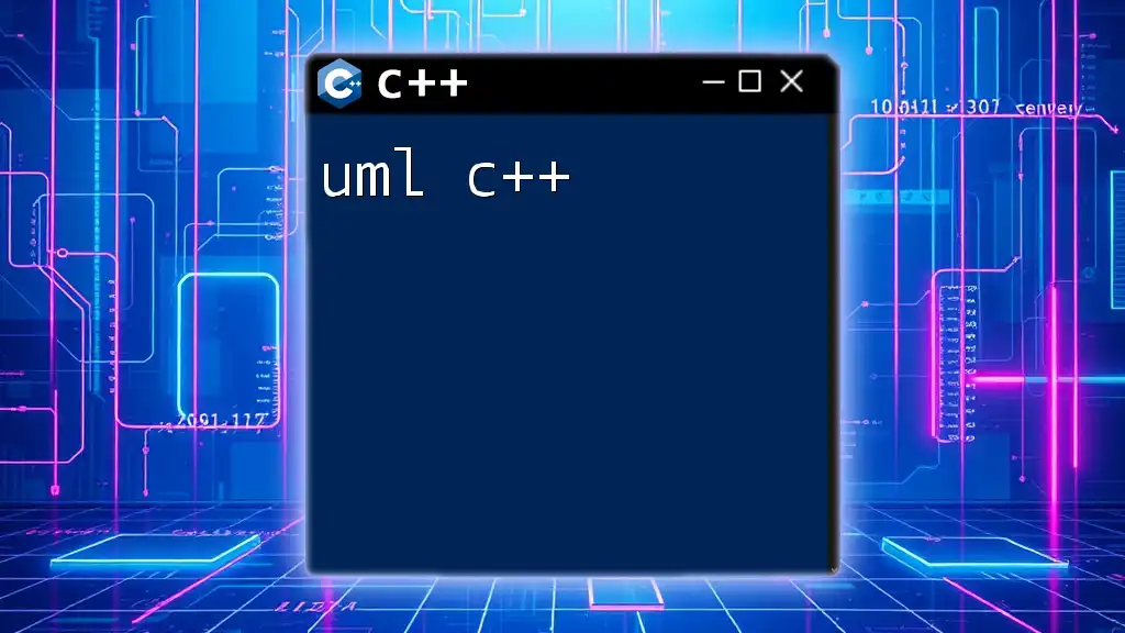 Mastering UML C++: Quick Guide to Perfect Diagrams